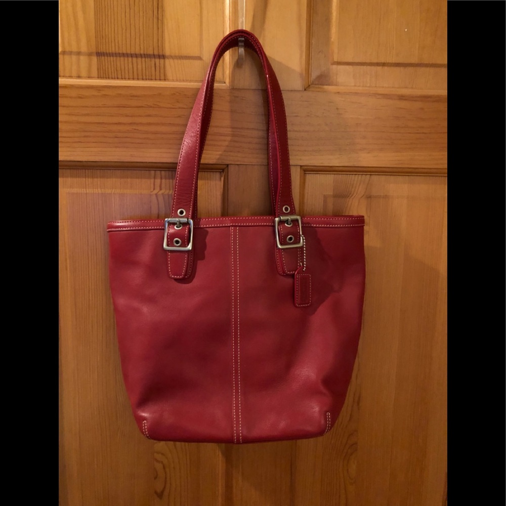 Coach bucket style handbag
